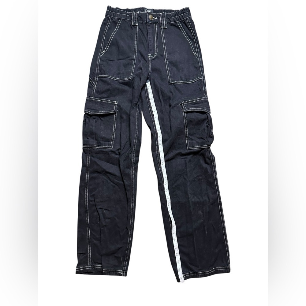 BDG Urban Outfitters Dark Cargo Pants with Contrast Stitching size 25 - Picture 2 of 4